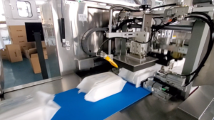 China baby wipe production line