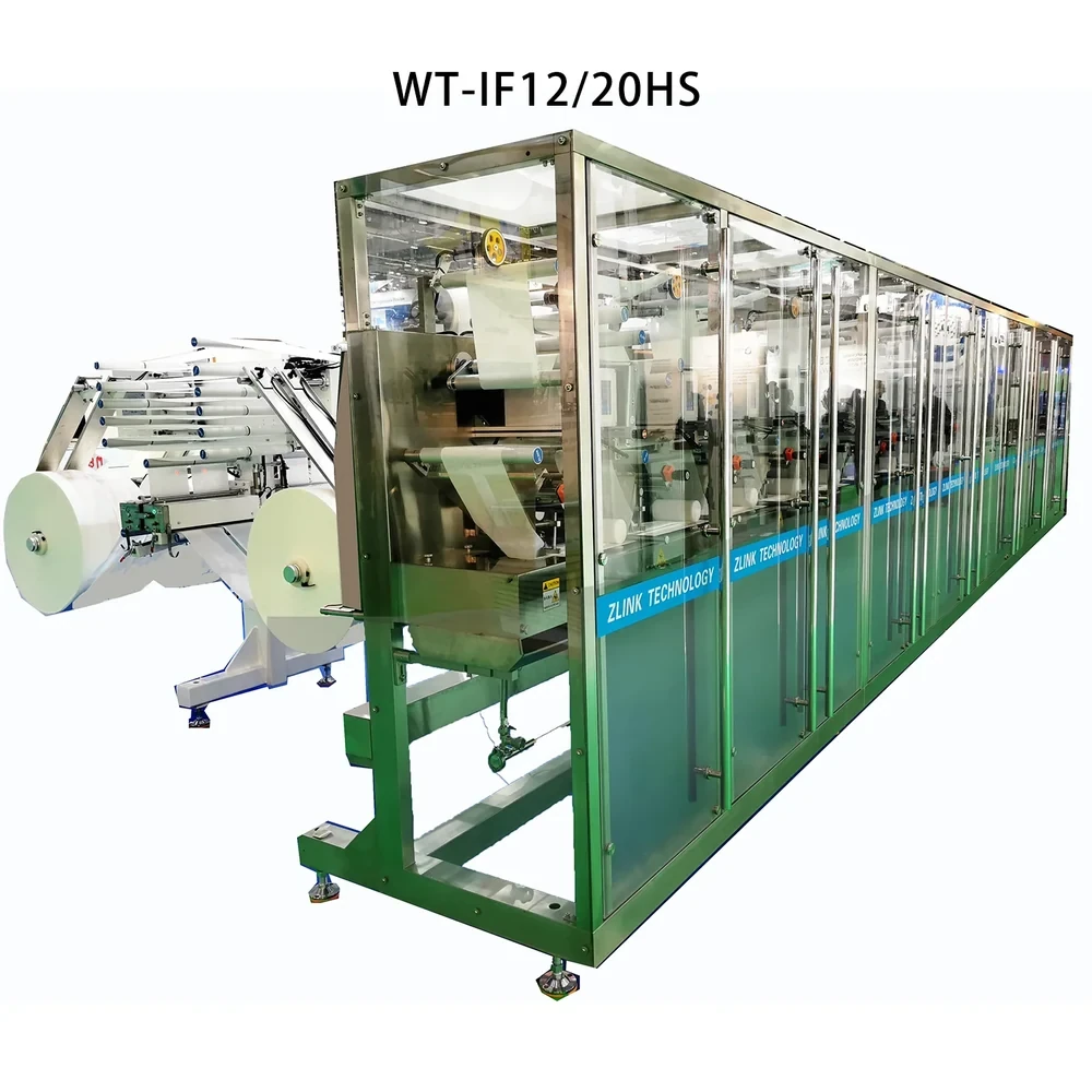 ZLINK WT-IF12/20HS baby wipes production line